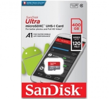 Thẻ nhớ MicroSD 400GB Sandisk Ultra A1 120 MB/s (Bản mới nhất)