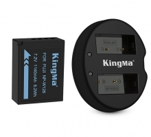 1 Pin 1 Sạc Kingma cho pin Fujiflim NP-W126