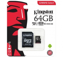 Thẻ nhớ Kingston Micro SDXC 64GB Class 10, UHS-I