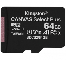 Thẻ nhớ Kingston Micro SDXC 64GB 100MB/s Canvas Select Plus C10 U1 A1