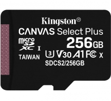 Thẻ nhớ Kingston Micro SDXC 256GB 100MB/s Canvas Select Plus C10 U1 A1