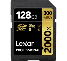 Thẻ nhớ Lexar SDXC 128GB UHS-II, 2000X-300MB/s