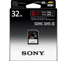 THẺ NHỚ SONY 32GB G SERIES UHS-II SDHC (SPEED CLASS 10) 300/299 MB/S