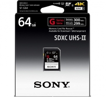 THẺ NHỚ SONY 64GB G SERIES UHS-II SDXC (SPEED CLASS 10) 300/299 MB/S