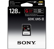 Thẻ nhớ Sony 128GB G Series UHS-II SDHC (Speed Class 10)300/299 MB/s