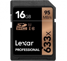 Thẻ nhớ Lexar SDHC 16GB Class 10, 633X-95MB/s