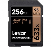 Thẻ nhớ 256GB SDXC Lexar Professional 633x V30 95MB/s