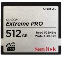 Thẻ nhớ CFast 2.0 SanDisk Extreme PRO 3500X 512GB 525/450Mb/s