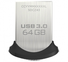 USB 3.0 Sandisk CZ43 Ultra Fit 64GB, tốc độ 130MB/s, No box