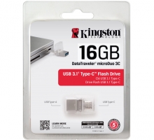 USB Kingston 16GB DataTraveler microDuo 3C USB Type-A và USB Type-C