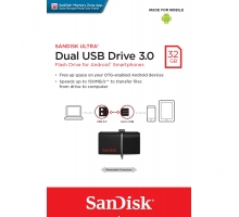 Sandisk Ultra Dual USB Drive 3.0 32GB (Cổng Micro, USB)