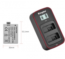 Bộ 1 pin 1 sạc đôi Ver 3 Kingma cho Canon LP-E5 Thông số kỹ thuật: