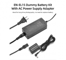 Bộ pin giả KingMa EN-EL15 với Bộ chuyển đổi nguồn điện EU plug Power adapter