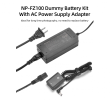 Bộ pin giả KingMa NP-FZ100 với Bộ chuyển đổi nguồn điện EU plug Power adapter