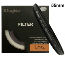 Kính lọc Kingma Pro MC ND64 55mm (giảm 6 Stop)