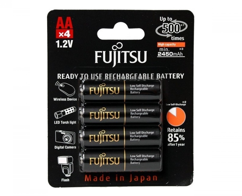 Pin Fujitsu AA 2450mAh (Màu đen) 1
