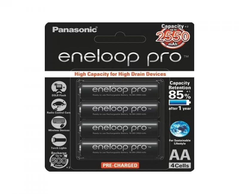 Pin AA Panasonic Eneloop Pro  2550mAh 2