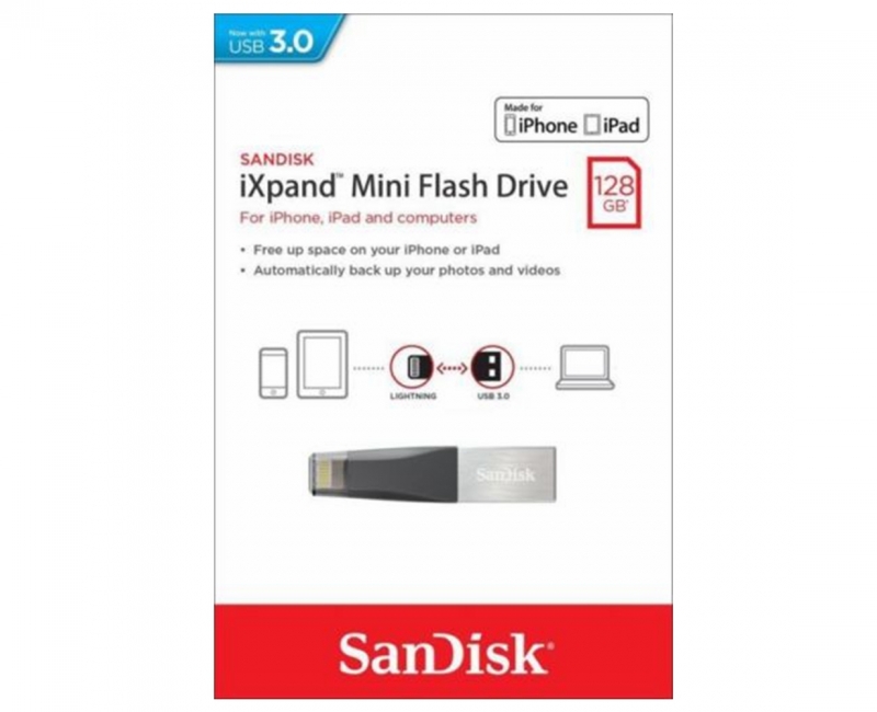 USB Sandisk Ixpan Mini 128GB cho Iphone, Ipad 5