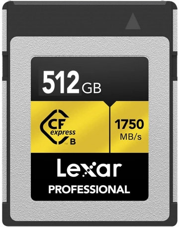 Thẻ nhớ CFexpress Type B Card Lexar 512Gb 1750Mb/s