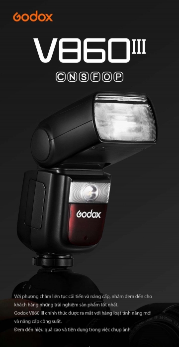 Đèn Flash Godox V860IIIN TTL for Nikon