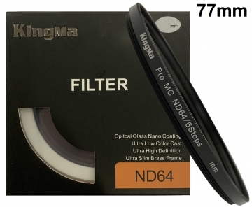 Kính lọc Kingma Pro MC ND64 77mm (giảm 6 Stop)